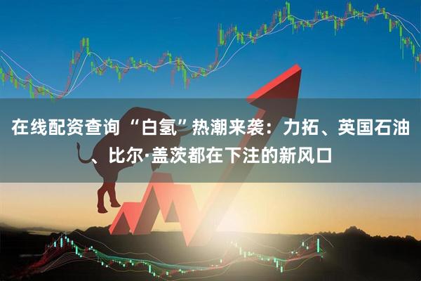 在线配资查询 “白氢”热潮来袭：力拓、英国石油、比尔·盖茨都在下注的新风口