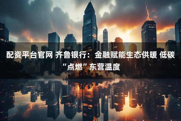 配资平台官网 齐鲁银行：金融赋能生态供暖 低碳“点燃”东营温度